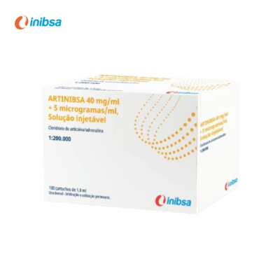 ARTINIBSA 1:200.000 - articaina 40 mg/ml + 5 microgramos /ml
