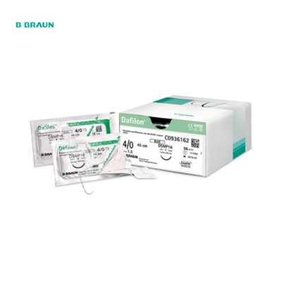 Dafilon - Sutura Sintética não absorvível - 4/0 triangular DS19 mm